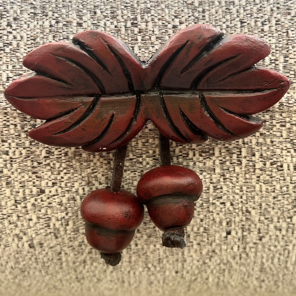 Log Lady Acorn Brooch, Log Lady Halloween Costume, Twin Peaks